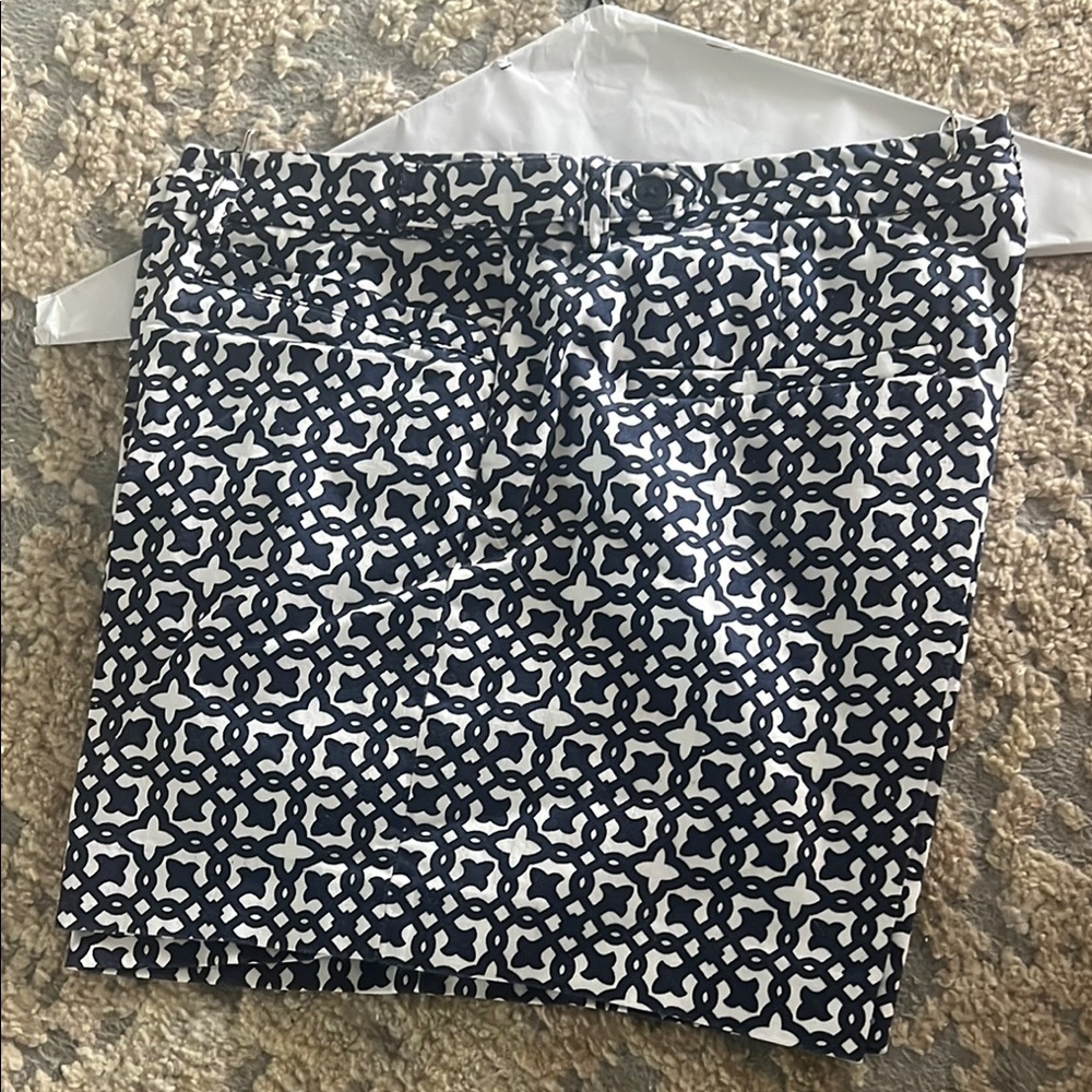 Laundry By Shelli Segal Black and White Mini Pencil Skirt